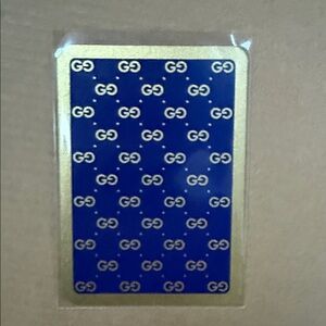 Gucci TWO OF CLUBS ♣️ BLUE Playing Card